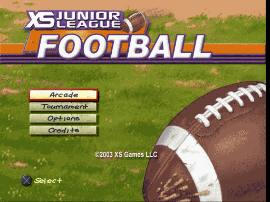 XS Junior League Football background