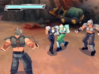 Hokuto no Ken: Seiki Matsukyu Seishi Densetsu (Japan)  background