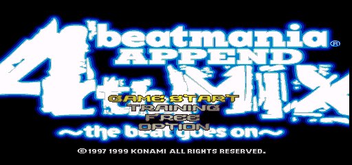 BeatMania Append 4th Mix - The Beat Goes On (Japan) background