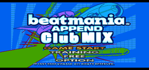 Beatmania Append Club Mix background