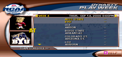 NCAA Football 2001 (USA) background